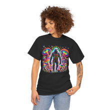 Load image into Gallery viewer, Visionary Early Mankind and Psychedelic Mushroom Unisex Heavy Cotton Tee
