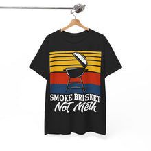 Load image into Gallery viewer, Vintage Smoke Brisket Not Meth T-Shirt Funny Dad Shirt
