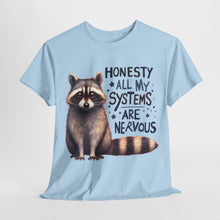 Load image into Gallery viewer, Cute Nervous Racoon T Shirt
