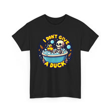 Load image into Gallery viewer, &quot;I Don&#39;t Give a Duck&quot; Funny Skeleton Bath T-Shirt
