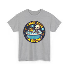 Load image into Gallery viewer, &quot;I Don&#39;t Give a Duck&quot; Funny Skeleton Bath T-Shirt
