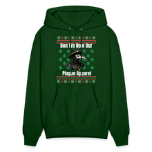 Load image into Gallery viewer, Plague Apparel Ugly Christmas Hoodie - forest green
