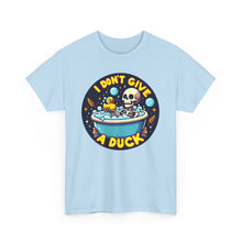 Load image into Gallery viewer, &quot;I Don&#39;t Give a Duck&quot; Funny Skeleton Bath T-Shirt
