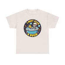 Load image into Gallery viewer, &quot;I Don&#39;t Give a Duck&quot; Funny Skeleton Bath T-Shirt
