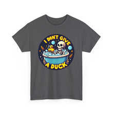 Load image into Gallery viewer, &quot;I Don&#39;t Give a Duck&quot; Funny Skeleton Bath T-Shirt
