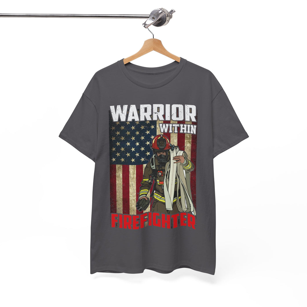 Warrior Within Firefighter Tee - American Flag Edition
