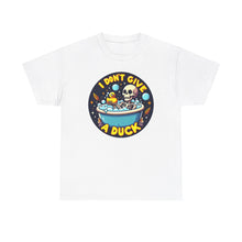 Load image into Gallery viewer, &quot;I Don&#39;t Give a Duck&quot; Funny Skeleton Bath T-Shirt
