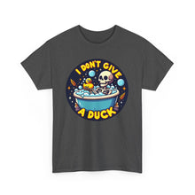 Load image into Gallery viewer, &quot;I Don&#39;t Give a Duck&quot; Funny Skeleton Bath T-Shirt
