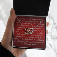 Load image into Gallery viewer, Romantic Gifts Wife Birthday Gift Ideas Message Card Jewelry Necklace
