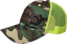 Load image into Gallery viewer, No Bragging Until You&#39;re Dragging Camo Hunting Snap Back Hat
