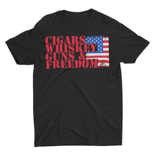 Load image into Gallery viewer, Patriotic American Flag Saying Unisex T-Shirt
