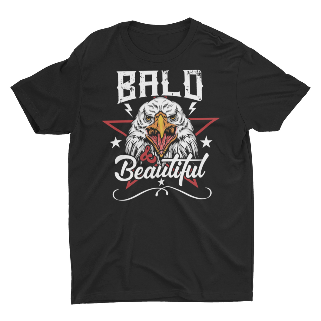 Bald And Beautiful Patriotic Unisex T-Shirt