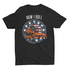 Load image into Gallery viewer, How I Roll Funny Zero Turn Lawn Mower Unisex T-Shirt
