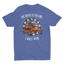 Load image into Gallery viewer, The Grass Is Calling I Must Mow Funny Lawn Mowing Unisex T-Shirt
