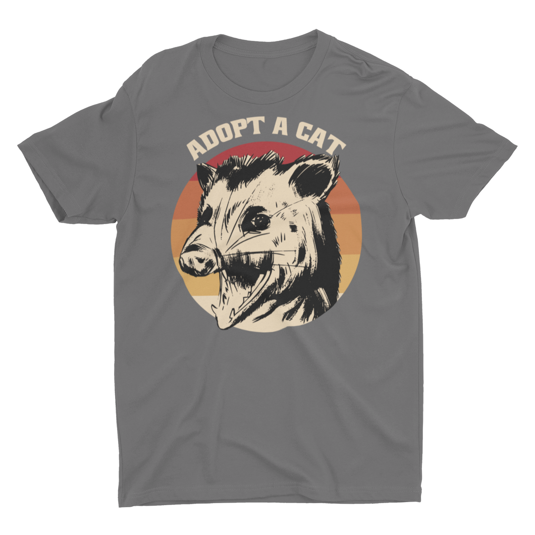 Opossum Adopt A Cat  Unisex Classic T-Shirt Large, XL, 2XL, 3XL, 4XL, 5XL, 6XL