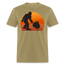 Load image into Gallery viewer, Bigfoot Thanksgiving Funny Sasquatch Turkey Unisex Classic T-Shirt - khaki
