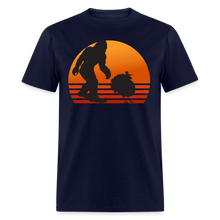 Load image into Gallery viewer, Bigfoot Thanksgiving Funny Sasquatch Turkey Unisex Classic T-Shirt - navy
