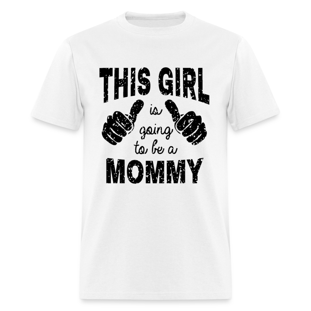 This Girl Is Going to be a Mommy - white