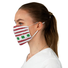 Load image into Gallery viewer, Distressed Saint Patrick&#39;s Day American Fabric Face Mask
