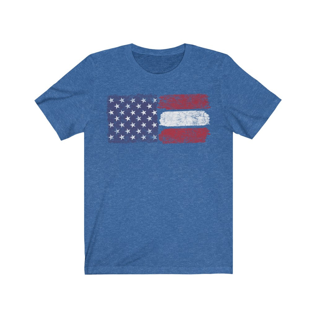 Stars and bars Unisex Jersey Short Sleeve Tee