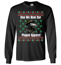 Load image into Gallery viewer, Don We Now Our Plague Apparel, Funny Plague Ugly Christmas Sweater Style
