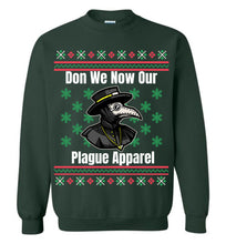 Load image into Gallery viewer, Don We Now Our Plague Apparel, Funny Plague Ugly Christmas Sweater Style
