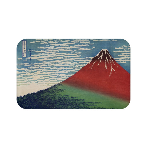 Fine Wind, Clear Morning by Katsushika Hokusai, Art Bath Mat - E.G. Supplies 
