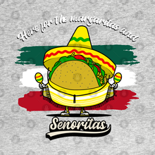 Load image into Gallery viewer, I&#39;m Here for the Margaritas and Senoritas Unisex Classic T-Shirt
