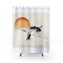 Load image into Gallery viewer, Flying Barn swallow by Kono Bairei, Shower Curtain - E.G. Supplies 
