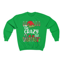Load image into Gallery viewer, I&#39;m The Angry Elf Funny Christmas Ugly Sweater Unisex Heavy Blend™ Crewneck Sweatshirt
