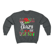 Load image into Gallery viewer, I&#39;m The Angry Elf Funny Christmas Ugly Sweater Unisex Heavy Blend™ Crewneck Sweatshirt
