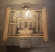 Load image into Gallery viewer, Kelvin &amp; Hughes London 1917 Natural Sines Brunton Compass, Vintage Nautical Décor
