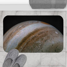 Load image into Gallery viewer, Jupiter&#39;s Atmosphere Bath Mat. Space Nebula Galaxy Print Bath Mat, Space Decor, Bathroom Decor, Nature&#39;s Beauty, Space Art,
