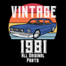 Load image into Gallery viewer, Vintage 1981 Car Guy Unisex Classic T-Shirt
