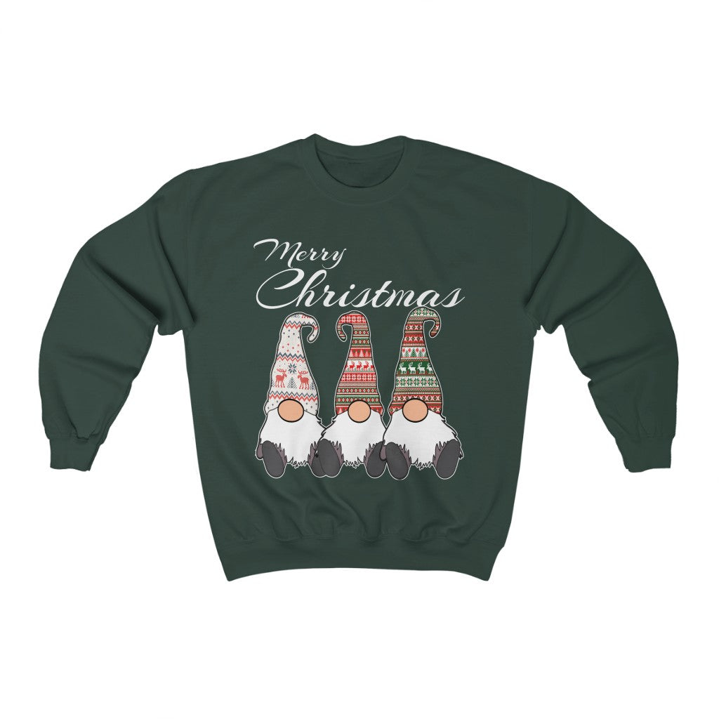 Merry Christmas Swedish Christmas Gnomes Unisex Heavy Blend™ Crewneck Sweatshirt
