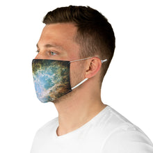 Load image into Gallery viewer, Space Nebula Fabric Face Mask

