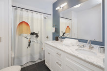 Load image into Gallery viewer, Flying Barn swallow by Kono Bairei, Shower Curtain - E.G. Supplies 
