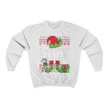 Load image into Gallery viewer, I&#39;m The Black Elf Funny Christmas Ugly Sweater  Unisex Heavy Blend™ Crewneck Sweatshirt
