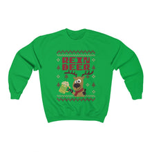 Load image into Gallery viewer, Rein Beer Funny Christmas Ugly Sweater Unisex Heavy Blend™ Crewneck Sweatshirt
