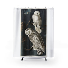 Load image into Gallery viewer, Snowy Owl from Birds of, America Shower Curtain - E.G. Supplies 
