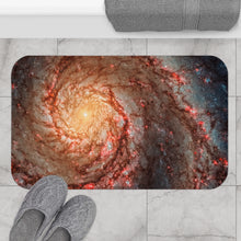 Load image into Gallery viewer, Solar System, Space Bath Mat, Space Decor, Bathroom Decor, Nature&#39;s Beauty, Space Art, Astronomy Decor, Science Theme Bath Mat
