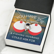 Load image into Gallery viewer, Funny Fishing Gift for Wife Forever Love Necklace, Anniversary Birthday or Christmas Gift
