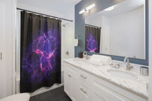 Load image into Gallery viewer, Crab Nebula Shower Curtain, Space Nebula Galaxy Print Bath Mat, Space Decor, Bathroom Decor, Nature&#39;s Beauty, Space Art, Science Theme
