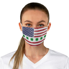 Load image into Gallery viewer, Distressed Saint Patrick&#39;s Day American Fabric Face Mask
