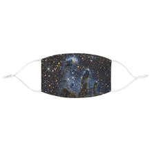 Load image into Gallery viewer, The Eagle Nebula, Pillars of Creation Fabric Face Mask, Space, Science, Outer Space Mask
