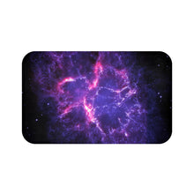 Load image into Gallery viewer, Crab Nebula Bath Mat, Space Nebula Galaxy Print Bath Mat, Space Decor, Bathroom Decor, Nature&#39;s Beauty, Space Art, Science Theme
