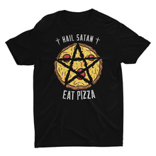 Load image into Gallery viewer, Hail Satan, Eat Pizza Unisex T-Shirt
