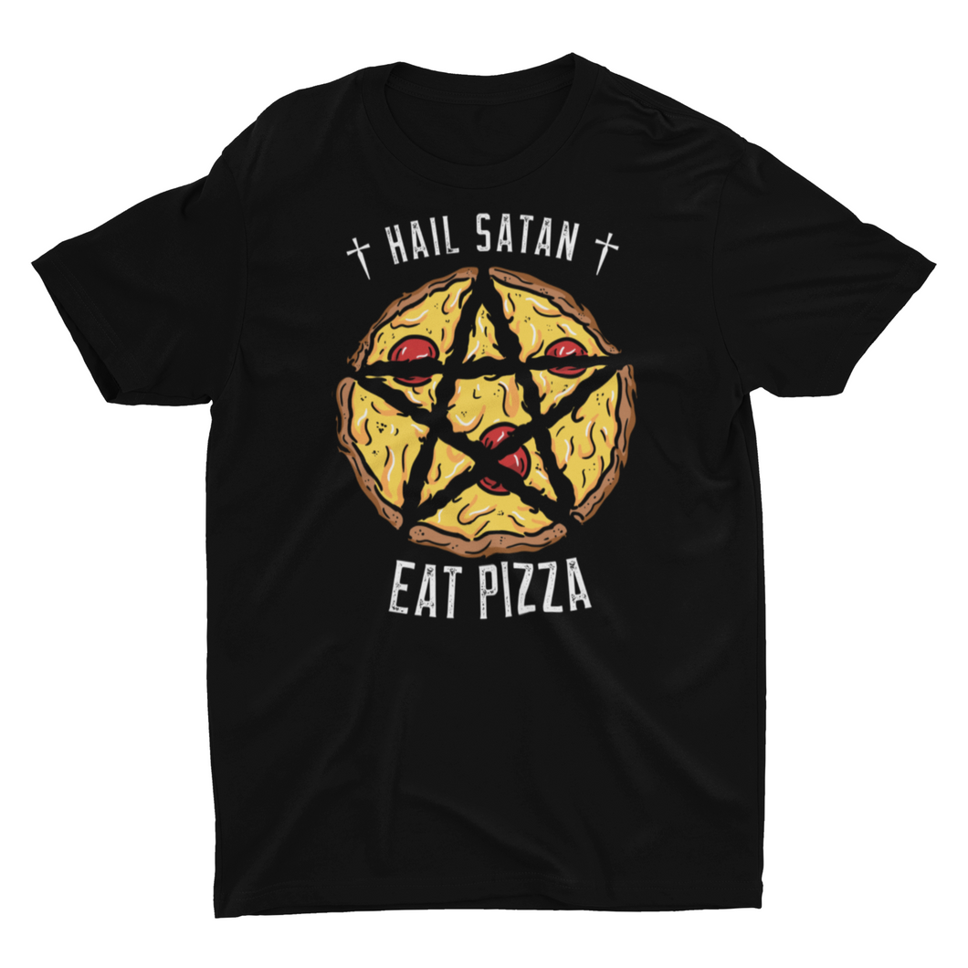 Hail Satan, Eat Pizza Unisex T-Shirt