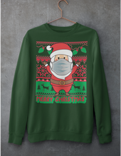 Load image into Gallery viewer, Santa Wearing A Mask Crewneck Sweatshirt - E.G. Supplies, LLC 
