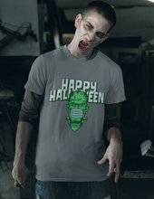 Load image into Gallery viewer, Halloween Frankenstein Wearing a Mask 2021  Unisex T-Shirt - E.G. Supplies, LLC 
